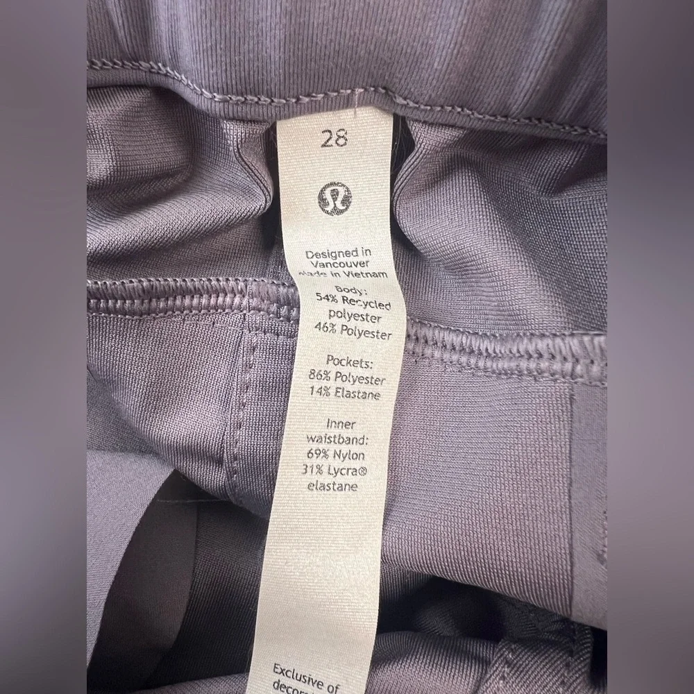 Lululemon Warpstreme High Rise 7/8 Jogger, 28